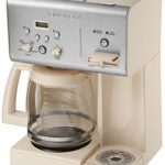 Cuisinart CHW-12CMR 12-Cup Programmable Coffeemaker Plus Hot Water System, Cream
