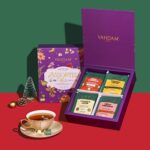 VAHDAM, Assorted Tea Bags Sampler (40 Flavors, 40 Tea Bags) Christmas Gifts – Tea Bags Variety Pack | Herbal Tea, Green Tea, Chai Tea, Black Tea in Tea Assortment Gift Set | Gift Box, Tea Gift Sets