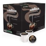 Lavazza Espresso Italiano Single Serve Coffee K-Cups for Keurig Brewer, 40 Count Authentic Italian, 100% Arabica, Medium roast with intense, aromatic flavor