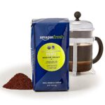 AmazonFresh Organic Fair Trade Peru Ground Coffee, Medium Roast, 12 Ounce