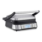 Cuisinart GR-6S Smoke-less Contact Griddler Bundle with 6-Piece Nonstick Color Chef Knife Set (2 Items)