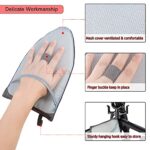 CINPIUK Garment Steamer Ironing Gloves Anti Steam Glove Heat Resistant Garment Steamer Mitt, Garment Steamer Accessories for Clothes
