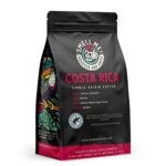 Bones Coffee Company Costa Rica Single-Origin Flavored Coffee Beans & Ground Coffee | 12 oz Medium Roast Low Acid Coffee | Coffee Gifts & Beverages (Ground)