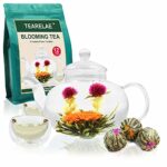 TEARELAE Blooming Tea Flowers – 12pcs Individually Sealed Flowering Tea Balls – Hand-Tied Natural Green Tea Leaves & Edible Flowers – Gifts For Tea Lovers