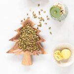 One Holiday Way 9.5-Inch Acacia Wood Christmas Tree Shaped Bowl – Xmas Entertaining Serveware & Tabletop Dish Decor – Rustic Farmhouse Winter Wooden Tableware Platter & Appetizer Plate Serving Tray