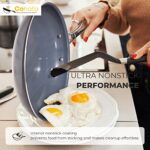 Non-Stick Pots and Pans Set 13pcs Cookware Set, Steamer Basket, Stockpot with Lid, Saucepan with Lid, Fry Pan, Saute Pan for Daily Cooking, Grey