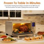 NUWAVE Bravo Air Fryer Oven, 12-in-1, 30QT XL Large Capacity Digital Countertop Convection Oven