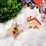 MixTeach 5 Bags Christmas Fake Snow Decor Like Fluffy Snow Fiber Artificial Snow Indoor Snow Blanket for Winter Mantle Village, Nativity and Christmas Decoration