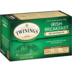 Twinings of London Decaffeinated Irish Breakfast Tea, 20 Count (Pack of 6)