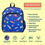 Wildkin 12-Inch Kids Backpack for Boys & Girls, Perfect for Daycare and Preschool, Toddler Bags Features Padded Back & Adjustable Strap, Ideal for School & Travel Backpacks (Out of this World)