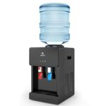 Avalon Premium Hot/Cold Top Loading Countertop Water Cooler Dispenser With Child Safety Lock. UL/Energy Star Approved- Black