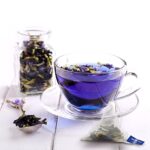 BLUE TEA – Butterfly Pea Flower Tea – 10 Tea Bags ( 20 Cups) || DIRECTLY FROM SOURCE || Makes Natural Blue, Iced Tea, Cooler, Cocktails , Mocktails | Non GMO – Premium Zipper