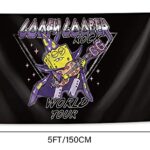 XAXUOI Rock World Tour Funny Flag ?3×5 Feet with Brass Grommets This beautiful entertaining banner flag for College Dorm Room Decor,Outdoor,Parties gifts, travel, filming, events, festivals..