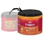 Folgers 100% Colombian Coffee, Medium Roast Ground Coffee, 22.6 Ounce Canister