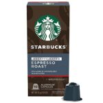 Starbucks by Nespresso Decaf Dark Roast Espresso (50-count single serve capsules, compatible with Nespresso Original Line System)