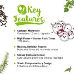 Panasonic Countertop with Inverter Technology and Genius Sensor Microwave Oven, 1.2 cft, Black