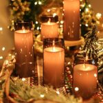 Fo32won Grey LED Flameless Pillar Candles Battery Operated with Remote and Timer, Pack of 5 (D 3″×H 4″ 5″ 6″ 8″ 8″) Plexiglass LED Flickering Candles with Moving Flame