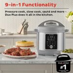 Instant Pot Duo Plus, 8-Quart Whisper Quiet 9-in-1 Electric Pressure Cooker, Slow Cooker, Rice Cooker, Steamer, Sauté, Yogurt Maker, Warmer & Sterilizer, App With Over 800 Recipes, Stainless Steel