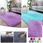 Non Slip Carpet, Super Soft Dining Room Family Bedroom Carpet Floor, Easy to Clean, Children’s Game Carpet (60x120cm)