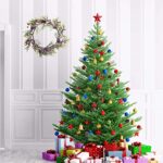 20In Christmas Wreath Christmas Wreaths for Front Door Christmas Wreaths Clearance Winter Wreath with Pine Needles Pine Cones and Red Berries for Winter and Christmas Decor