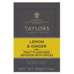 Taylors of Harrogate Lemon & Ginger Herbal Tea, 20 Count