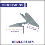 Whole Parts Dryer Door Hinge (Right Side) # 8066056 – Replacement & Compatible With Some Whirlpool and Kenmore Dryers – Replaces AP6011681 – Non-OEM Appliance Parts & Accessories – 2 Yr Warranty