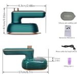 Upgrade Portable Mini Ironing Machine, 180°Rotatable Handheld Steam Iron, Foldable Travel Garment Steamer, Professional Micro Steam Iron for Fabric Clothes,Good for Home and Travel