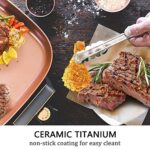 Extra Deep Nonstick Electric Skillet – Scratch Resistant – Serves 3 to 5 People (6Qt.)