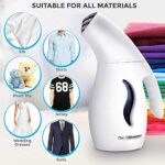 PurSteam Garment Steamer For Clothes, Powerful 7-1 Fabric Steamer For Home/Travel. Remove Wrinkles/Steam/Soften/Clean/ and Defrost with UltraFast-Heat Aluminum Heating Element