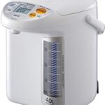 Zojirushi CD-LFC40 Panorama Window Micom Water Boiler and Warmer, 135 oz/4.0 L, White & Made in Japan Neuro Fuzzy Rice Cooker, 5.5-Cup, Premium White