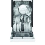 Danby 18 Inch Built in Dishwasher, 8 Place Settings, 6 Wash Cycles and 4 Temperature + Sanitize Option, Energy Star Rated with Low Water Consumption and Quiet Operation – White (DDW1804EW)