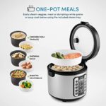 AROMA® Professional 20-Cup (Cooked) / 5Qt. Digital Rice Cooker, Steamer, and Slow Cooker Pot with 10 Smart Cooking Modes, Including Sauté-then-Simmer®