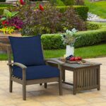 Arden Selections Outdoor Deep Seating Cushion Set 24 x 24, Sapphire Blue Leala