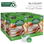 Green Mountain Coffee Roasters Caramel Vanilla Cream, Single-Serve Keurig K-Cup Pods, Flavored Light Roast Coffee, 96 Count
