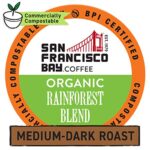 San Francisco Bay Coffee OneCUP Organic Rainforest Blend 80 Ct Medium Dark Roast Compostable Coffee Pods, K Cup Compatible including Keurig 2.0