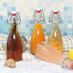 YEBODA (6 Pack)-12oz Swing Top Bottles -Glass Beer Bottle with Airtight Rubber Seal Flip Caps for Home Brewing Kombucha,Beverages,Oil,Vinegar,Water,Soda,Kefir