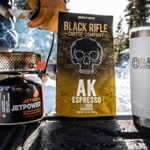 Black Rifle Coffee AK Espresso (Medium Roast Espresso) Ground 12 Ounce Bag, Medium Roast Ground Coffee, Colombian and Brazilian Grounds With a Nutty Aroma and Citrus and Dark Chocolate Flavors, Helps Support Veterans and First Responders