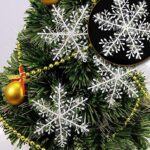 Christmas decorations,IEason 30Pcs New Classic White Snowflake Ornaments Christmas Holiday Party Home Decor (White)