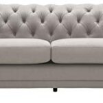 Amazon Brand – Stone & Beam Bradbury Chesterfield Classic Sofa, 92.9″W, Slate