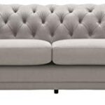 Amazon Brand – Stone & Beam Bradbury Chesterfield Classic Sofa, 92.9″W, Slate
