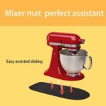 Slider Mat for Kitchenaid Stand Mixer – Mover Sliding Mat Pad Appliance Slider Compatible With KitchenAid 5-8 Qt Tilt-Head Stand Mixer, Kitchen Aid Mixer Assecories, Black