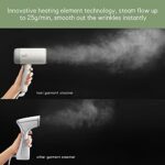 Handheld Steamer for Clothes, Kexi Portable Travel Garment Steamer with 1200W Powerful, Lightweight Fabric Steam Iron for Home and Travel