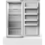 Midea 17-cu. ft. Upright Convertible Freezer in Stainless Steel