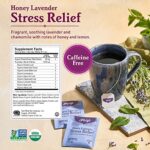 Yogi Tea – Relaxation and Stress Relief Variety Pack Sampler (3 Pack) – With Honey Lavender Stress Relief, Bedtime, and Comforting Chamomile – Caffeine Free – 48 Organic Herbal Tea Bags