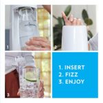 SodaStream Fizzi One Touch, Sparkling Water Maker, Black