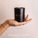 Benevolence LA Bergamot & Jasmine Scented Candle | 6 oz Scented Candles for Home Scented | Natural Soy Candles Gifts for Women | 35 Hour Burn Aromatherapy Candle | Perfect Spring Candles
