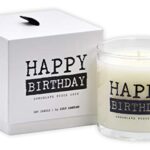 Lulu Candles | Happy Birthday – Chocolate Fudge Cake | Hand Poured in The USA | Highly Scented & Long Lasting – 6 Oz. (Gift Box)