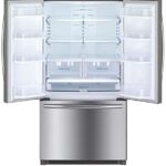 Winia WRFS26ABTD French Door Non-Dispenser Refrigerator, 26.1 Cu.Ft, Stainless Steel