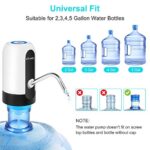 eSeedy Water Dispenser, Automatic Electric Drinking Water Pump for 5 Gallon Water Bottle and Water Jugs