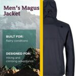 Marmot Magus Men’s Lightweight Waterproof Rain Jacket , Jet Black, Medium